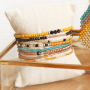 Voici comment confectionner des bracelets et des boucles d&rsquo;oreilles avec les rocailles Miyuki : 