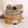 Mix & match avec ces magnifiques bracelets Cuoio