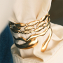 Inspiration avec des bangles en acier inoxydable