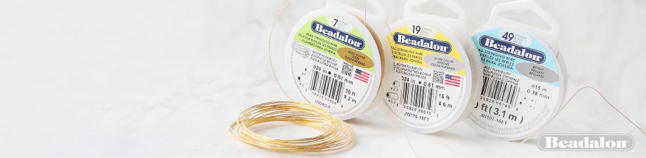 Fil c&acirc;bl&eacute; Beadalon 19 brins