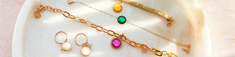 Cabochon plat 20mm Polaris Elements