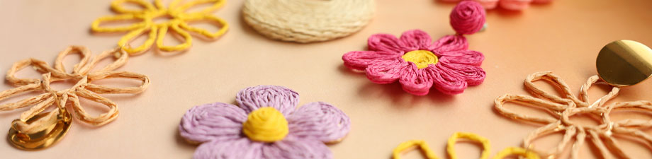 Pendentifs au crochet / en rotin