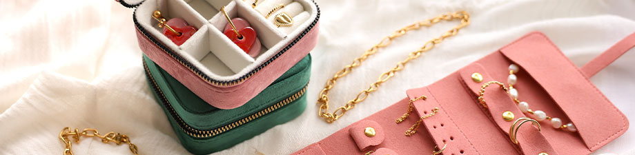 Nouveau ! Trousses & bo&icirc;tes &agrave; bijoux de voyage