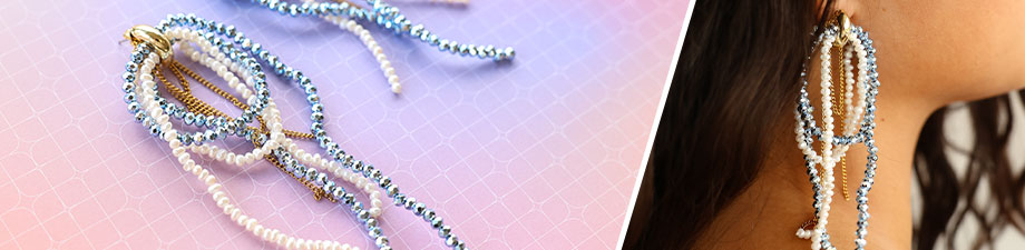 Nouvelle s&eacute;rie de perles &agrave; facettes au look m&eacute;tallique