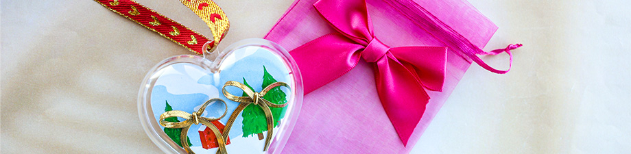 Nouveaut&eacute;s : sachets en organza et ornements