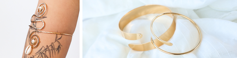 Nouveaut&eacute; : manchettes en m&eacute;tal