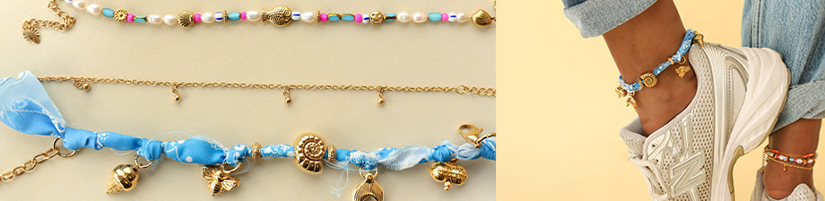 Nouvelle collection de perles en acier inoxydable