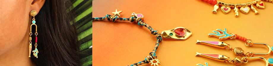 Nouveau ! Breloques en m&eacute;tal DQ avec &eacute;mail