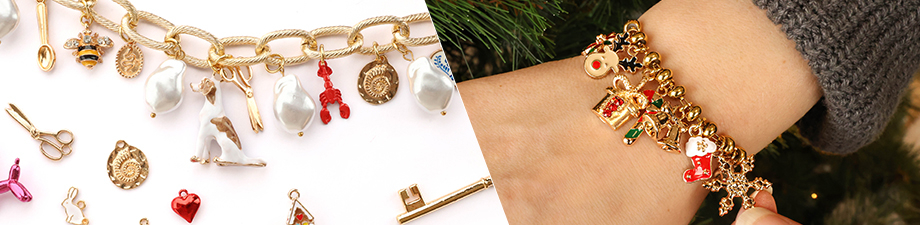 Nouvelle collection de breloques en m&eacute;tal