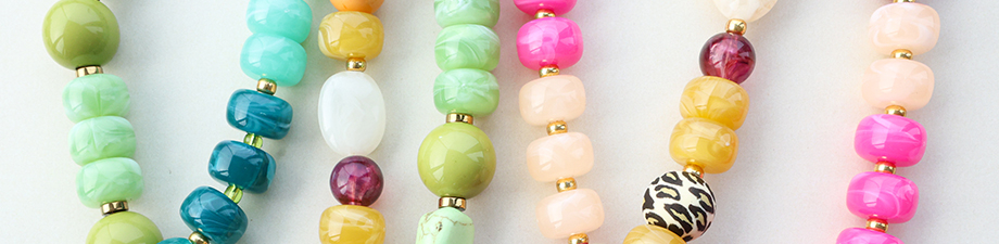 Perles acryliques 14 mm