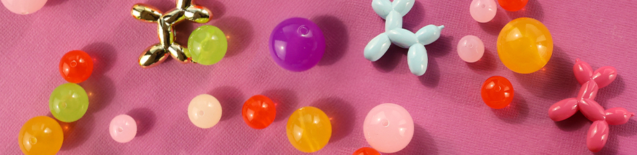 Nouvelles perles acryliques rondes DQ&reg; toutes tailles